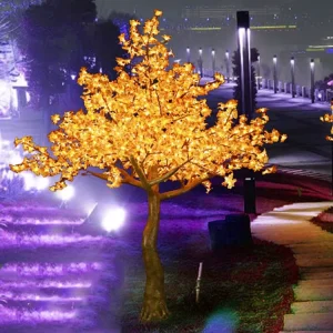 Outdoor Christmas Wedding Decoration Artificial LED Maple Tree Light