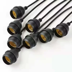 Outdoor Commercial Grade Waterproof Lighting E26 E27 Socket Wedding Garden Light String Factory Manufacturing