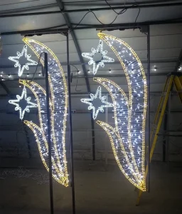 Outdoor Commercial Pole Mounted Christmas Light