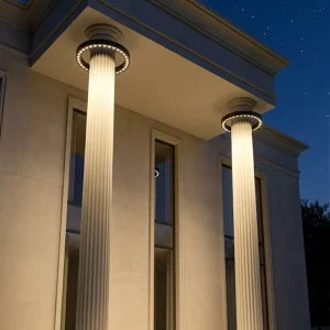 Outdoor Curve Facade Lighting Bend High Lumen Artistic Bridge Led Waterproof Architectural Pillar Spotlight