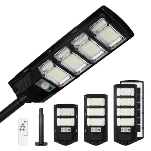 Outdoor Day and Night Induction Large Capacity Battery ABS Charging Solar Panel Smart Solar Street Light Solar Panel Light
