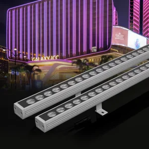 Outdoor Facade Linear Strip Lighting IP66 18W 24W 36W RGB LED Wall Washers Facade Lighting