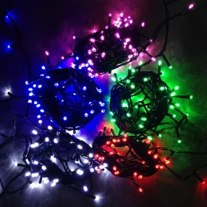 Outdoor Garden-operated IP44 10M 100leds LED String Fairy Light Christmas Decorations Tree Style for Holiday Wedding Party Home