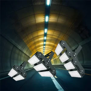 Outdoor High Power IP66 Waterproof LED Flood Tunnel Light With Adjustable Angle for Highway Tunnel Industrial Areas