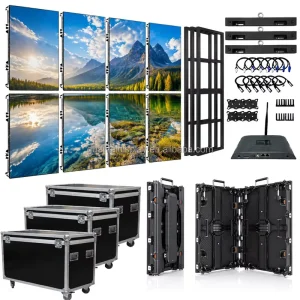 Outdoor IP65 Curved Rental LED Video Wall Led Screen Wall Waterproof Stage Display Full Color Led Display Manufacturer