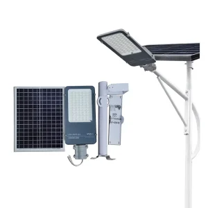 Outdoor IP65 Solar LED Street Lights for Municipal and Rural Road Lighting 6-Meter Poles