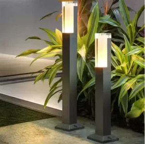 Outdoor IP65 Waterproof Decorative Pathway Lawn Lamp LED Bollard Light Aluminum Garden Path Square Landscape CRI 80
