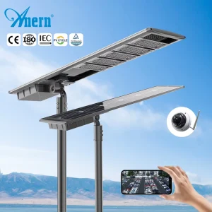 Outdoor IP65 Waterproof LED Road Light All in One Motion Sensor Solar Street Light