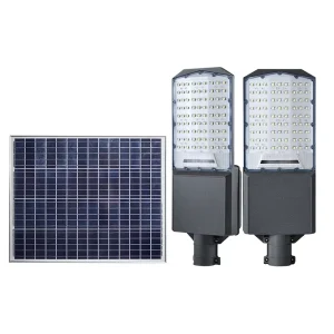 Outdoor IP65 Waterproof LED Solar Street Light for Rural Courtyard Use with Three Sided Wide Angle Ultra Bright Lighting