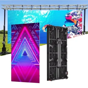 Outdoor Indoor LED Screen Wall P2.976 500x1000mm High Resolution Front Back Maintenance Led Screen Panel