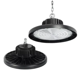 Outdoor Industrial Aluminum Highbay UFO Light IP65 5000K 4000K Ra80 98% Power Factor 5-Year Factory/Warehouse Lighting