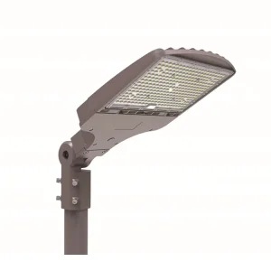 Outdoor LED Area Lighting ETL 150W Commercial LED Shoebox Light Fixture Wall Mount Dusk to Dawn Industrial LED Parking Lot Light