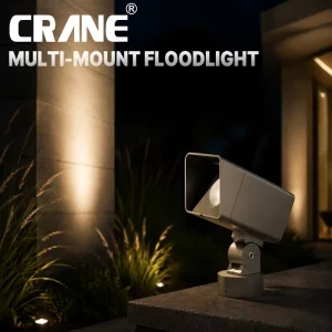 Outdoor LED Floodlight with IP65 Rating Aluminum Construction RoHS Certified High CRI 90 Landscape Lighting 20W Garden Light