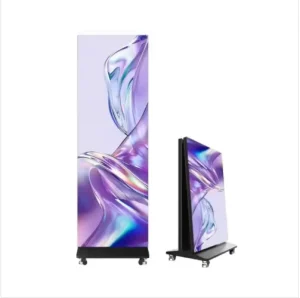 Outdoor LED Light Box Poster Stand Folding Billboard Luminous Display Board for Advertising