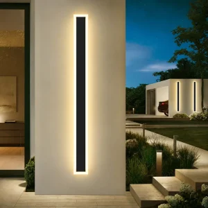 Outdoor LED Linear Wall Light IP65 Waterproof 3CCT Selectable ETL Listed 2FT 8FT Fixture for Villa Hotel Gardens Exterior