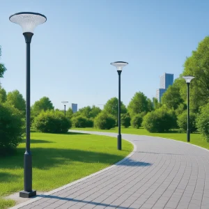 Outdoor LED Street Light Garden 30W Modern Elegant Light 6000K PC Aluminum IP65