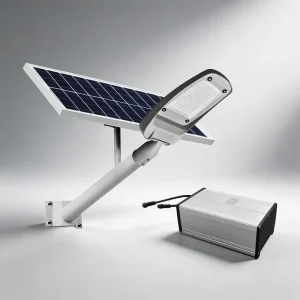 Outdoor LED Street Light Solar Powered Brightness Aluminum Split Solar Street Light 100W 200W Solar Light Road Garden Waterproof