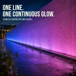 Outdoor LED Wall Washer Lights 12w 15w Waterproof Aluminum Fixture for Long Building Exterior Wall Architectural Illumination