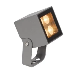 Outdoor Landscape Architectural Lighting 30 Degree Spike IP65 6W 8W Options 65x65mm Exterior Square LED Flood Lights CRI 80