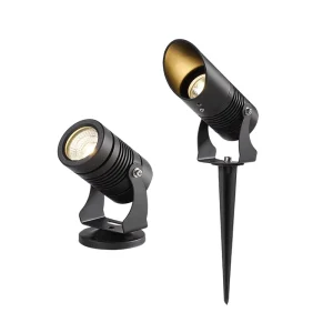 Outdoor Landscape Spotlight 3W 5W COB Waterproof LED Garden Lamp with Pin IP65 Lawn Spike Light