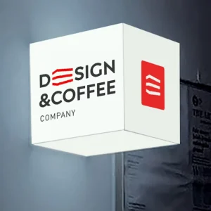 Outdoor Led Advertising Round Light Box Illuminated Lightbox Double Sided Frame 3d Led Light Box for Shop Signage