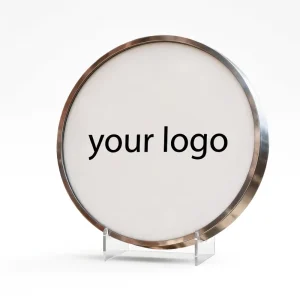 Outdoor Led Light Box Sign Indoor Wall 3d Round Acrylic Letter Sign Led Advertising Light Box