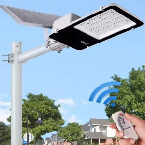 Outdoor Lighting IP65 Waterproof Outdoor Solar Street Light Garden Parking Lot Public Road Street Lighting 100W 200W LED Flood
