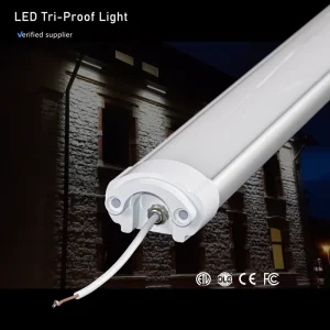 Outdoor Lighting Systems Vapor Tight Waterproof Linkable IP65 Linear LED Tri-proof Light Fixture