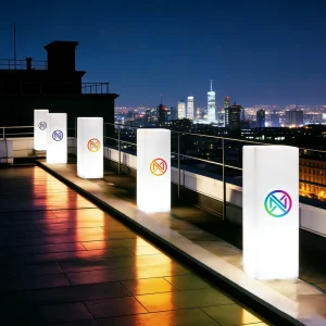 Outdoor Luminous LED Billboard Lights for Convention and Event Advertising