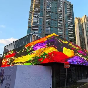 Outdoor P10 3D Wall Panel LED Sign Advertising Billboard Big Screen Display for Building
