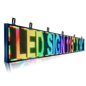 Outdoor P10 Scrolling LED Sign LED Message Board WiFi LED Programmable Display for Advertising Business Restaurant