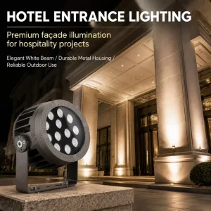 Outdoor Park Landscape 18W Single Color 36W RGB LED Flood Lamp for Building Facade Pillar Architectural Column Lighting G130