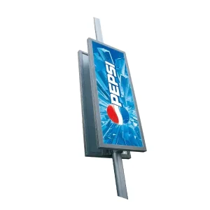 Outdoor Picture Frames Board Street Light Advertising Light Box Lamp Pole Light Box LED Aluminum Frame