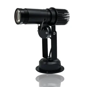 Outdoor RGB Emitting LED Logo Advertising Light with IP65 Rating Aluminum Body for Restaurant and Shop Rotating Displays