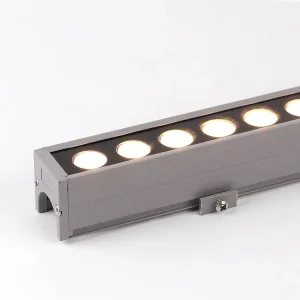 Outdoor RGB LED Linear Pixel Tube Light Aluminum IP65 Waterproof DC24V Wall Washers Landscape Building Outline Lighting High