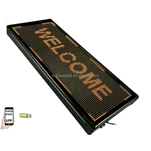 Outdoor RGB LED Programmable Display for Elevator Airport Exhibition Hall Wayfinding SMD 10mm