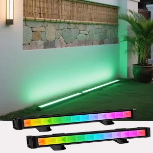 Outdoor Smart LED Linear Facade Building Wall Washer Light AC 85 265V 45W IP65 Aluminum Dimmable 50000 Hours Lifespan
