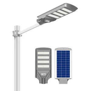 Outdoor Solar IP67 Waterproof ABS PC Plastic Remote Control 200W 500W Integrated LED Street Light for Road