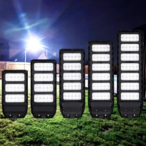 Outdoor Solar LED Road Parking Lot Lights Ultra Wide Angle Dusk to Dawn Waterproof