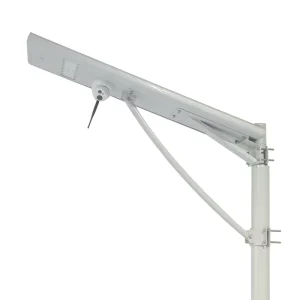 Outdoor Solar Security Street Lights IP65 Rated LED 6000K Daylight Aluminum Alloy Construction