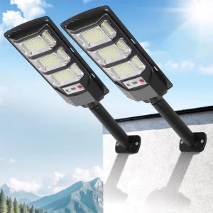 Outdoor Solar Street Lamp with Motion Sensor Courtyard Road Garden Commercial Lighting