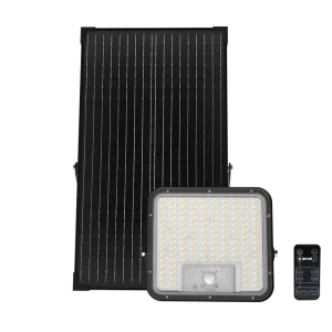Outdoor Split Type Solar Flood Light 150LM W High Lumen Solar LED Floodlight with Adjustable CCT