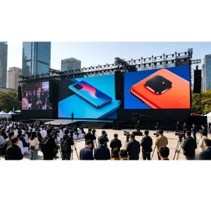 Outdoor Stage Rental LED Screen Large Splicing LED for Brand New Product Launch Press Conference Event