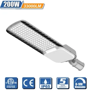 Outdoor Street Light 100W 150W 200W 5000K 100 277VAC Public Lighting Urban and Street LED Lighting for Cities