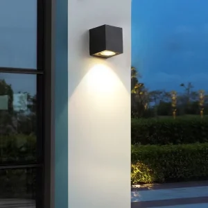 Outdoor Wall Light Led Cast Aluminum Ip65 Waterproof Corrosion Resistant Villa Garden Porch Facade Light
