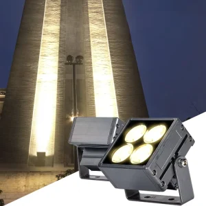 Outdoor Waterproof 8W AC220V Facade LED Wall Wash Spotlight Architectural Garden Exterior Projection COB Flood Light
