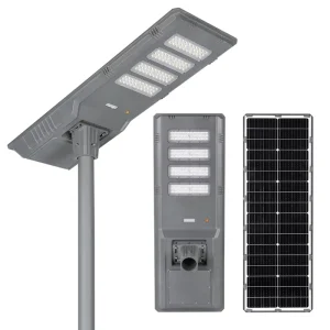 Outdoor Waterproof Aluminum LED Solar Street Lights Portable Flood Lights for Commercial Workshop Industrial Lighting Gardens