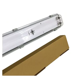 Outdoor Waterproof Holder Fixture Batten Light 2ft IP65 600mm 18W LED T8 Led Tube Dust Corrosion TriProof Light for Carwash