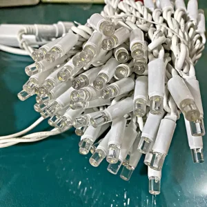 Outdoor Waterproof IP65 5m LED Rubber String Light Warm White Low Voltage 24V Commercial Tree Light