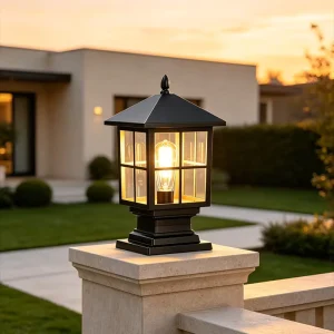 Outdoor Waterproof Villa Garden IP65 Door Post Light Courtyard Wall Column LED Outdoor Door Pillar Light